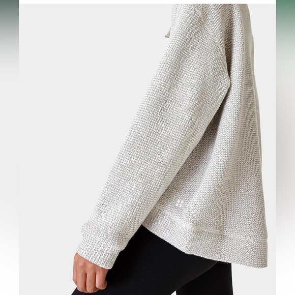 Sweaty Betty Restful Boucle 1/2 Zip Sweatshirt - Picture 7 of 8